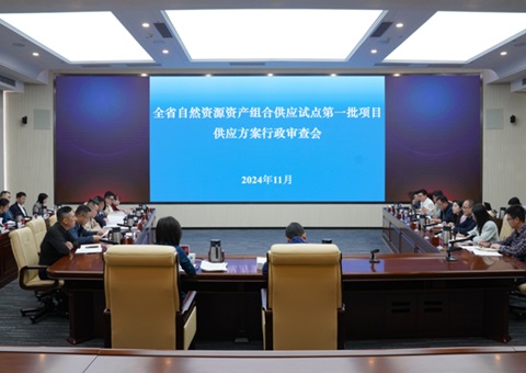 湖南省天然资源资产组合供给试点第一批项目供给规划行政审查会召开