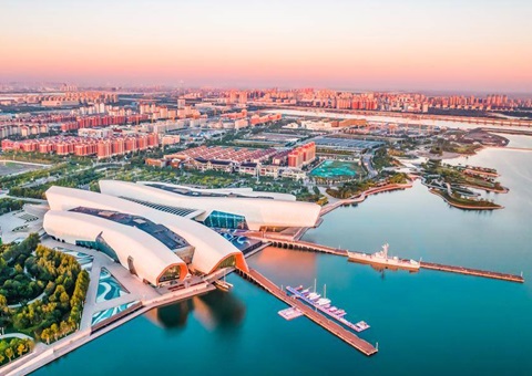 天津生态城生态产品总值去年初次突破百亿元